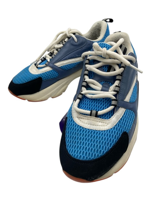Dior Shoe Size 43 AS IS Blue & Multi Synthetic Low Top Men's Shoes Blue & Multi / 43