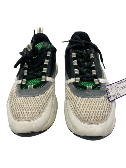 Dior Shoe Size 43 AS IS White & Multi Synthetic Low Top Men's Shoes White & Multi / 43