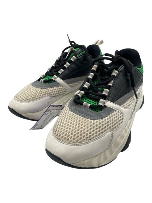 Dior Shoe Size 43 AS IS White & Multi Synthetic Low Top Men's Shoes White & Multi / 43
