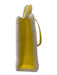 Ugg Yellow & White Leather Sheepskin Logo Snap Closure Tote Bag Yellow & White / M