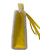 Ugg Yellow & White Leather Sheepskin Logo Snap Closure Tote Bag Yellow & White / M