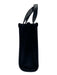 Jimmy Choo Black & White Leather Logo Magnetic Close Double Handle Mini Bag Black & White / XS