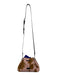Jimmy Choo Pink, Brown & Black Pony Hair Leather Cow Print Drawstring Bag Pink, Brown & Black / XS