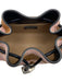 Jimmy Choo Pink, Brown & Black Pony Hair Leather Cow Print Drawstring Bag Pink, Brown & Black / XS