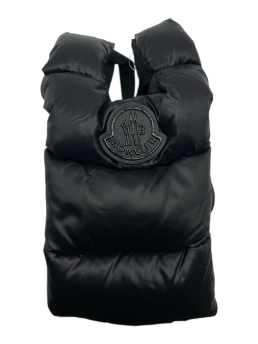 Moncler Black Nylon Puffer Crossbody Phone Bag Pouch Bag Black / XS