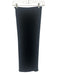 Thierry Muggler Size XS Black Polyester Ribbed Midi Skirt Black / XS
