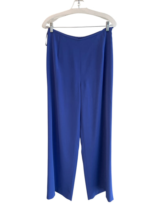 Zola Evening Size 12 Blue Triacetate Blend Side Zip Wide Leg Pants Set Blue / 12
