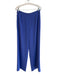 Zola Evening Size 12 Blue Triacetate Blend Side Zip Wide Leg Pants Set Blue / 12