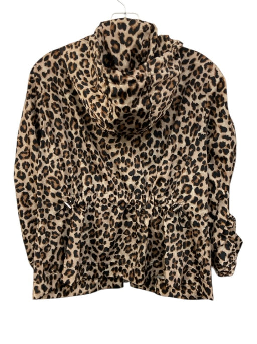 Veronica Beard Size Medium Black & Brown Polyester Long Sleeve Leopard Jacket Black & Brown / Medium