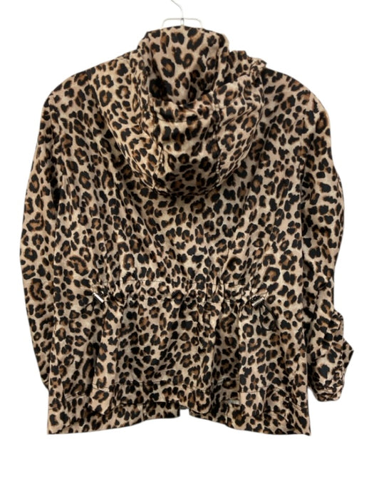 Veronica Beard Size Medium Black & Brown Polyester Long Sleeve Leopard Jacket Black & Brown / Medium