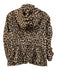 Veronica Beard Size Medium Black & Brown Polyester Long Sleeve Leopard Jacket Black & Brown / Medium