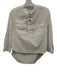 Veronica Beard Size 6 White Cotton Long Sleeve Striped Lace Up Cargo Pockets Top White / 6