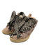 Lanvin Shoe Size 40 Pink, Black & White Suede Herringbone Wide Laces Sneakers Pink, Black & White / 40