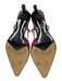 Gucci Shoe Size 40C Red Patent Leather Pointed Toe Gold Hardware Slingback Pumps Red / 40C