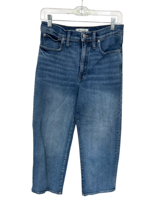 Madewell Size 27 Medium Wash Cotton Blend Zip Fly Front & Back Pockets Jeans Medium Wash / 27
