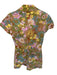 Show Me Your Mumu Size S Brown & Green Cotton Short Sleeve Flowers Romper Brown & Green / S