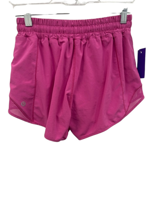 Lululemon Size 4 Pink Polyester Elastic Waist side zip pocket Shorts Pink / 4