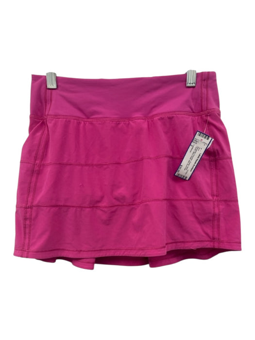 Lululemon Size 2 Mangenta Polyester Elastic Waist Tiered Stitch Detail Skirt Mangenta / 2