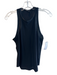 Koral Size XS Black Polyamide Round Neck Racerback Mesh Semi Sheer Top Black / XS