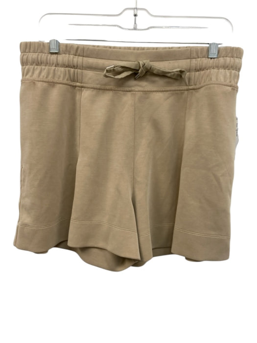 Lululemon Size S Khaki Synthetic Elastic Waist Athleisure Shorts Khaki / S