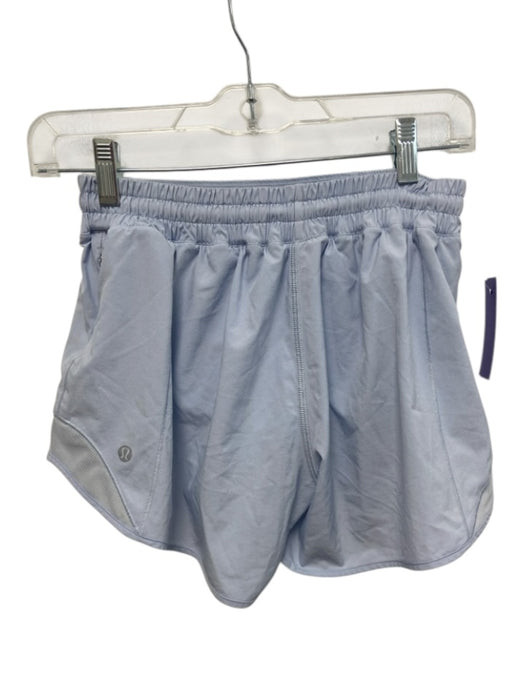 Lululemon Size XS Light Blue Synthetic Elastic Waist Athletic Shorts Light Blue / XS