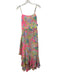Lilly Pulitzer Size 6 Pink, Green & Blue Polyester Botanical Print Dress Pink, Green & Blue / 6