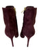 Sam Edelman Shoe Size 11 Burgundy Purple Suede Upper Lace Up Ankle Booties Burgundy Purple / 11