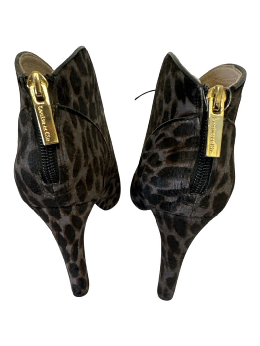 Louise et Cie Shoe Size 11 Black & Gray Leather Cowhide Animal Print Booties Black & Gray / 11