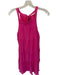 New In Size S Pink Cotton Sleeveless Crinkle Lined Dress Pink / S