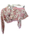 AS Revival Size M Pink & White Polyester Elastic Waist Flowers Hoodie Skirt Set Pink & White / M