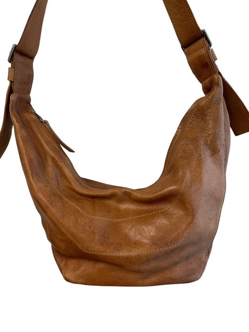 Latico Brown Leather Shoulder & Crossbody Zip Close adustable straps Bag Brown / S/M