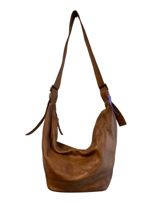 Latico Brown Leather Shoulder & Crossbody Zip Close adustable straps Bag Brown / S/M