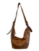 Latico Brown Leather Shoulder & Crossbody Zip Close adustable straps Bag Brown / S/M
