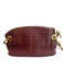Hammitt Red Wine Leather Gold hardware Zip Close Card holder Bag Red Wine / S