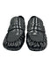 Alohas Shoe Size 38 Black Leather Square Toe Scrunch Penny Loafers Black / 38