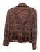 Dolce & Gabbana Size 42 Purple, Orange & Black Wool Blend Tweed Blazer Jacket Purple, Orange & Black / 42