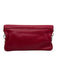 Tory Burch Hot Pink & Gold Pebble Leather Magnetic  Flap Logo Shoulder Bag Hot Pink & Gold / S