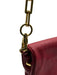 Tory Burch Hot Pink & Gold Pebble Leather Magnetic  Flap Logo Shoulder Bag Hot Pink & Gold / S
