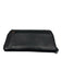 Chanel Black Caviar Leather Zip Up Interlocking CC Logo Continental Wallets Black