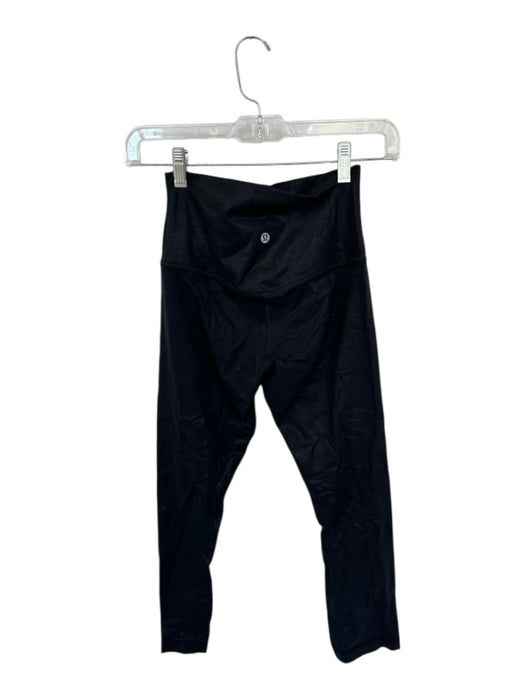 Lululemon Size 4 Black High Waist Sparkle Athletic Leggings Black / 4