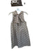 Tyler Boe Size M Taupe & White Cotton Blend Sleeveless Polka Dot Back Tie Dress Taupe & White / M
