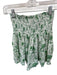 Koch Size XS White & Green Flora & Fauna Scrunch Waist Shorts White & Green / XS