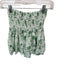 Koch Size XS White & Green Flora & Fauna Scrunch Waist Shorts White & Green / XS
