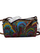 Dooney & Bourke Brown & Multi PVC Blend Crossbody All Over Print Zip Close Bag Brown & Multi / S