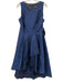 Shoshanna Midnight Size 12 Indigo Blue Polyester & Silk Sleeveless Evening Dress Indigo Blue / 12