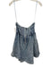 Free People Size M Acid Wash Cotton Tube Top Elastic Back Corset Front Dress Acid Wash / M