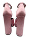 Versace Shoe Size 37 Light Pink Satin Upper Crystal Straps Ankle Buckle Pumps Light Pink / 37