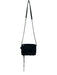 Rebecca Minkoff Black Pebble Leather Zip Close Inside & Outside Pockets Bag Black / S