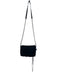 Rebecca Minkoff Black Pebble Leather Zip Close Inside & Outside Pockets Bag Black / S