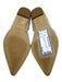 J. Crew Shoe Size 7 Beige Leather Suede Pointed Toe D'orsay Flats Beige / 7